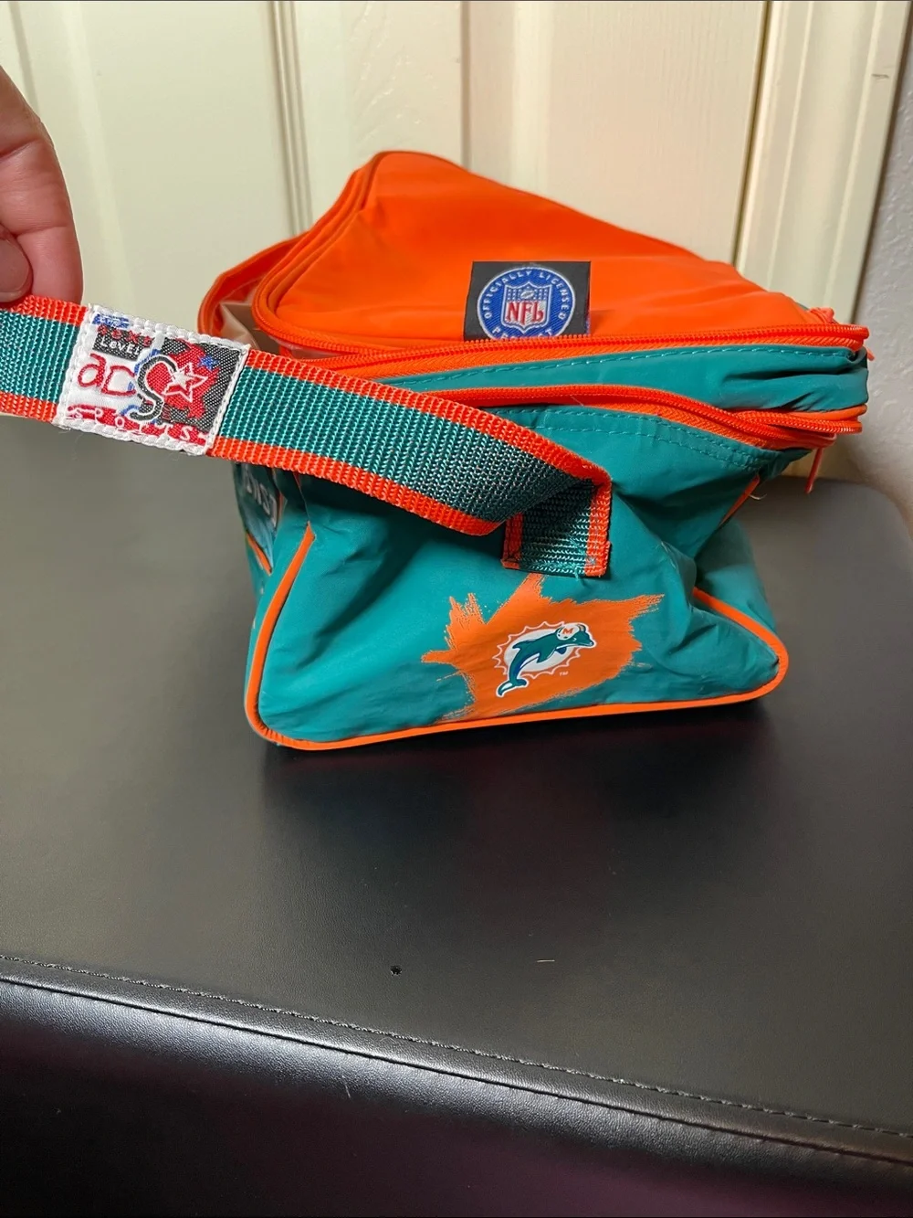 NFL Miami Dolphins Teal and Orange Lunch Box